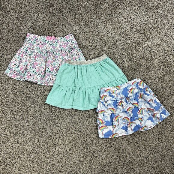 Lot of 3 Girls Skorts Cynthia Rowley 365 Kids Multiple Patterns Sz 7/8 - Picture 1 of 11